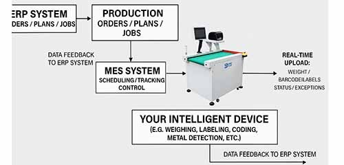Static Logistics Checkweigher can Simply Integrated with ERP/WMS