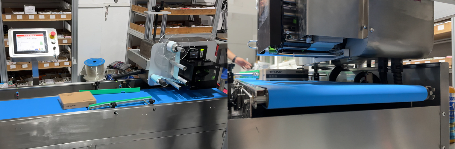 Checkweigher with Labeller Combination System