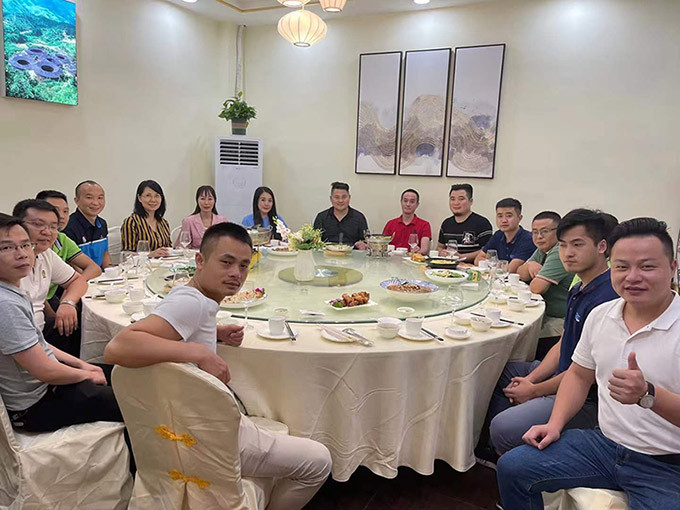Dinner after the mentoring exchange meeting