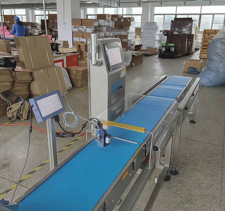 an weighing inkjet printer application