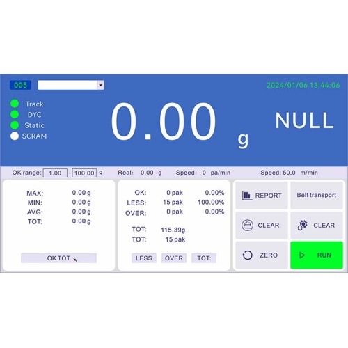Hygienic Food Checkweigher for Lightweight Packages SCF-4523L3