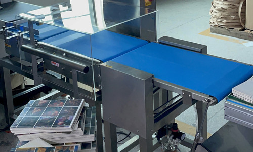 Application Case: Inline Checkweighing of Printed Materials with Drop Rejection System