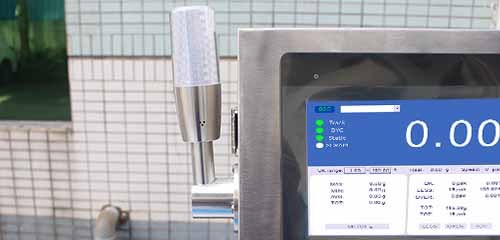 high speed checkweigher scales with Enclosed Safety System