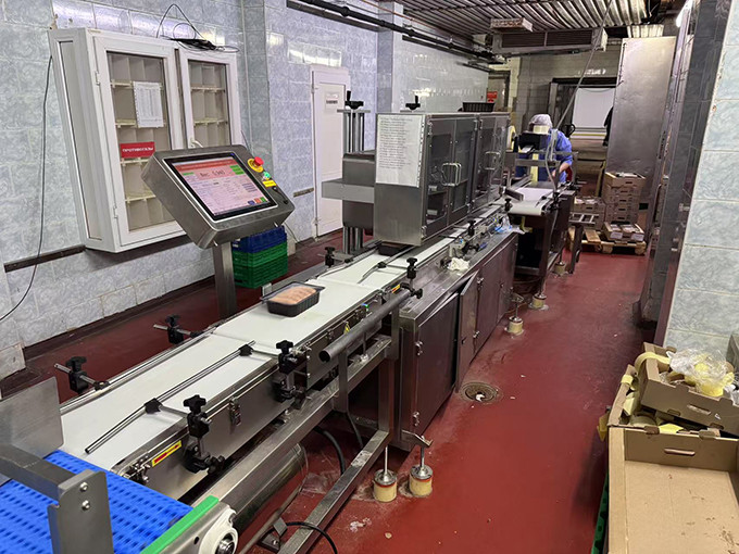 Weigh Price Labeler Check Weight and Label Ready-to-Eat Meat Products