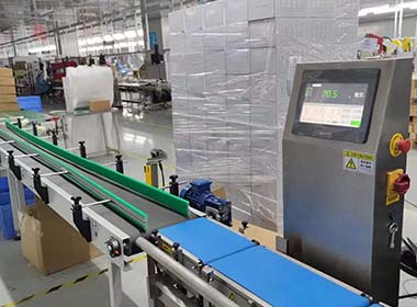 Dynamic checkweigher installation