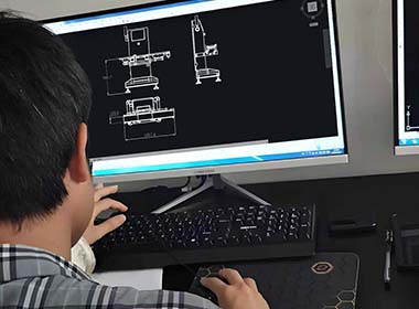 Engineers are drawing a custom wide dynamic checkweigher
