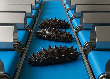 Combination weigher and hygienic checkweigher applied in sea cucumber packaging for precise weighing and contamination control