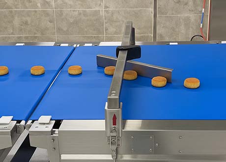 bakery checkweigher and food belt metal detector