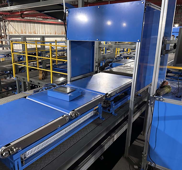 checkweigher metal detector combination applicated in frozen packaged meat