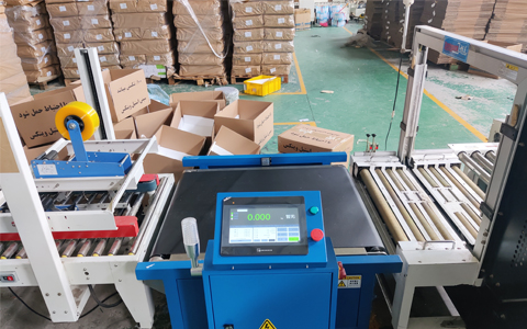 Heavy Automatic Checkweigher for Downstream of Automatic Packaging Machines — Real-time Product Weighing & Data Upload