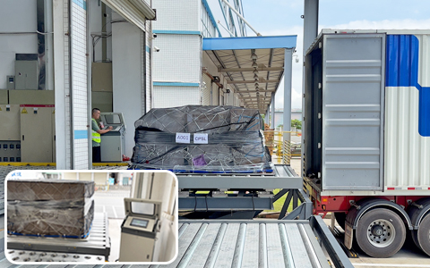 Large Parcel Dynamic Weighing Scale for Freight Loading Optimization