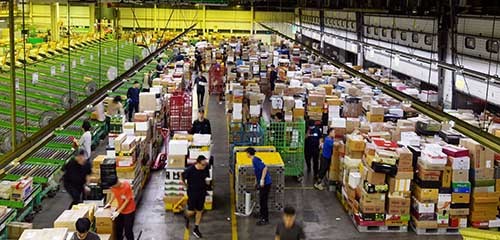 Static Parcel Weighing Scale is applied to Sorting and Distribution Centers