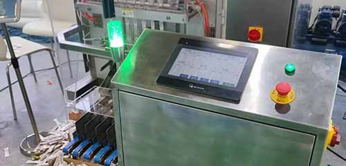 The multi lane checkweigher has Massive Data Storage and Traceability