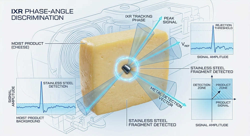 IXR Phase-Angle Tracking on a Moist Product