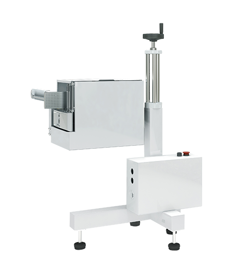 Industrial assembly line labeling machine
