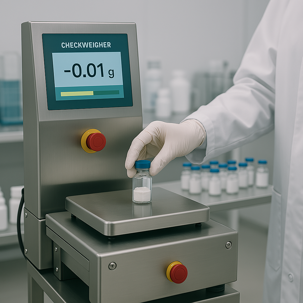 Static Checkweigher in a Pharmaceutical Lab