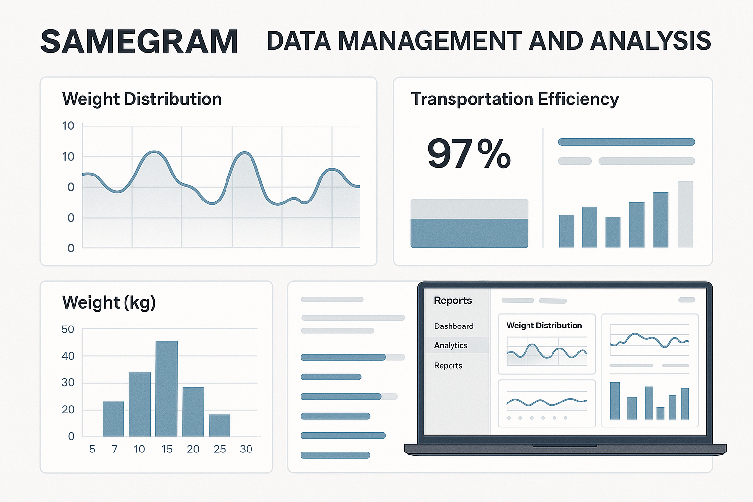 Data Management and Analysis of Checkweighers