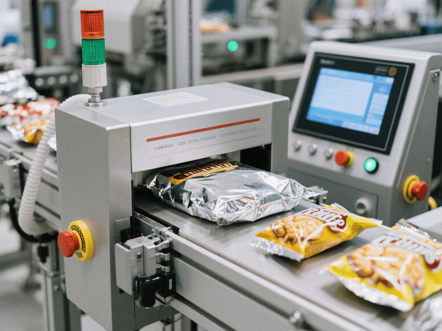 Industrial Metal Detector for Aluminum Packaging Products
