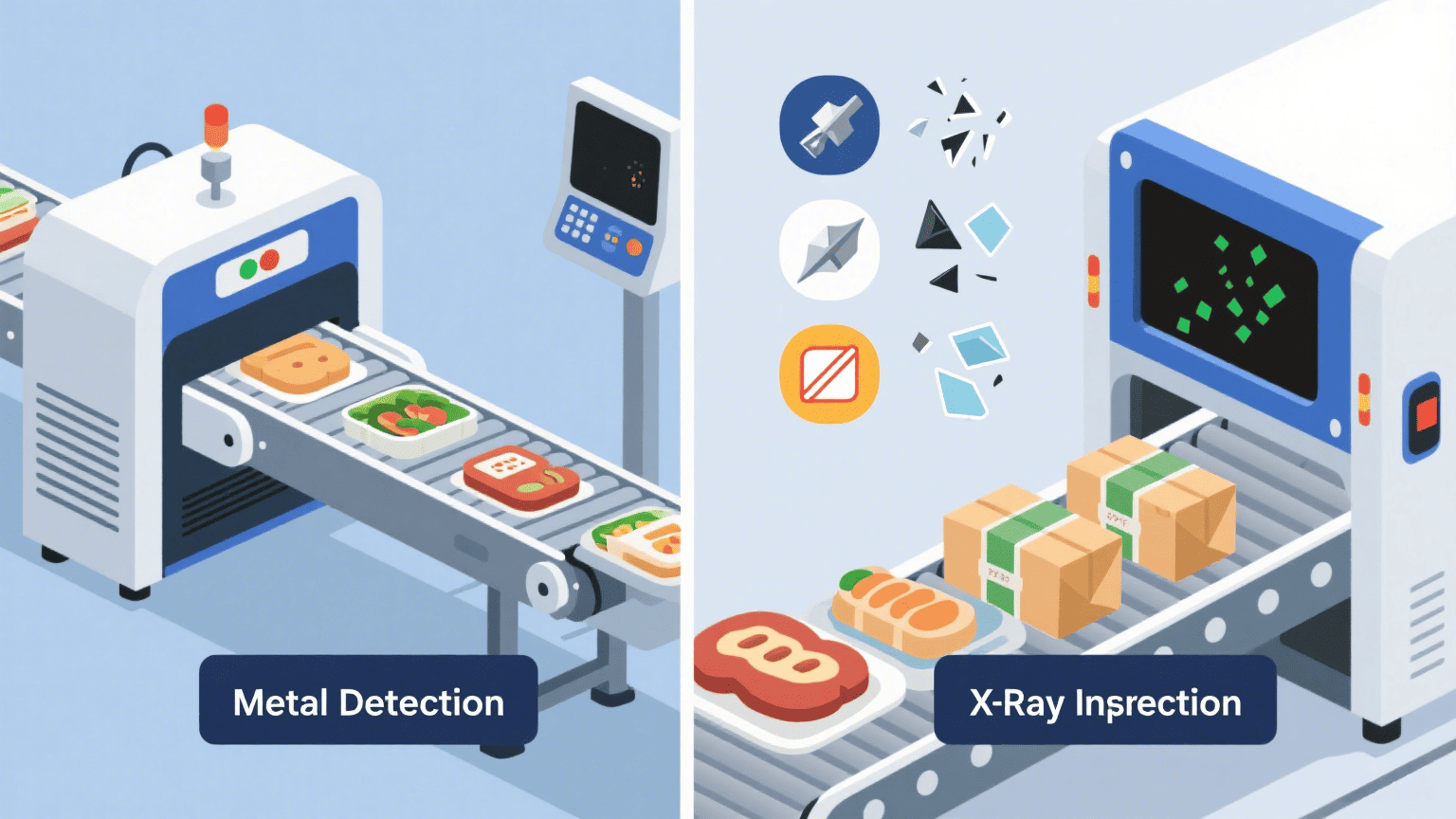 Metal Detection vs. X-Ray Inspection: Which is Right for Your Business?