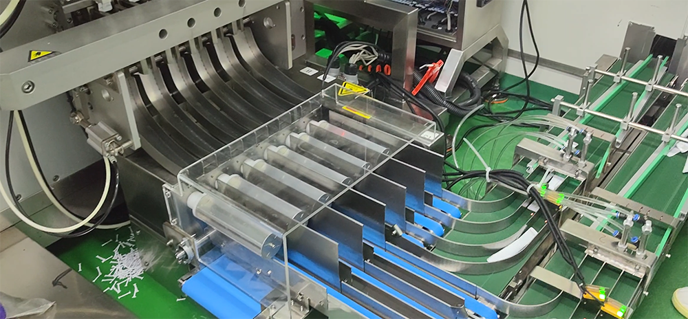 Multi-lane Checkweigher for small packaging bags