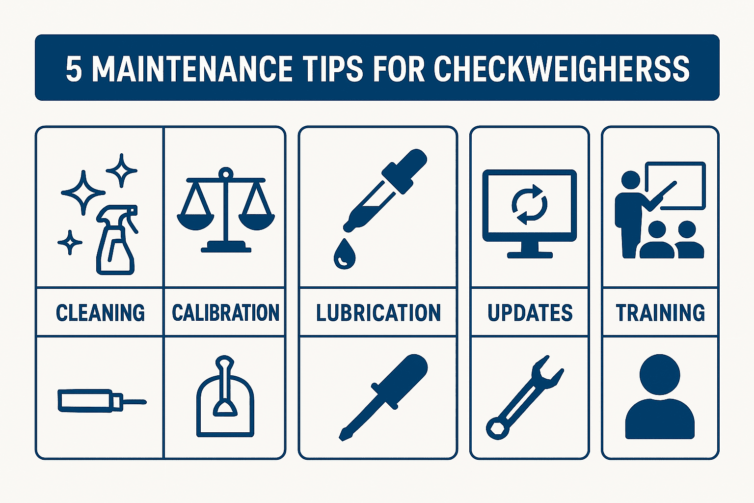 5 Basic Tips for Checkweigher Maintenance