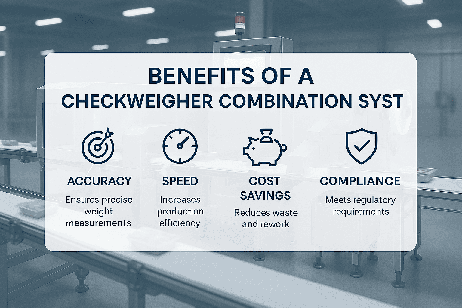 Benefits of a Checkweigher Combination System