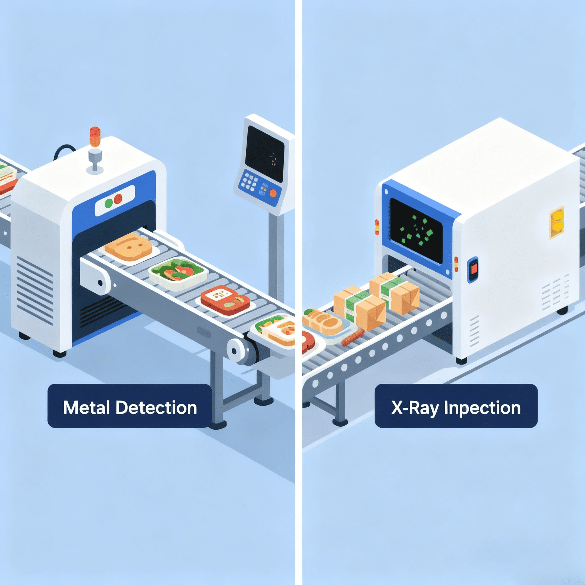 Metal Detection vs. X-Ray Inspection: Which is Right for Your Business?