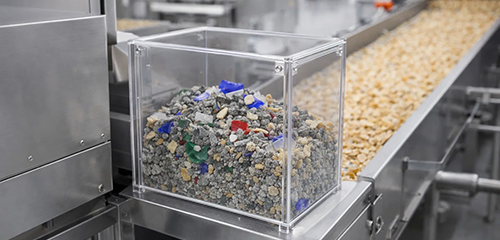 Bulk Goods X-ray Inspection Systems applied in Grain & Cereal production line