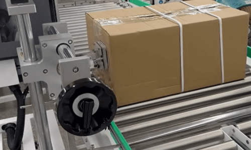 Automatic Weigh Price Labeler for Dual‑Side Cartons