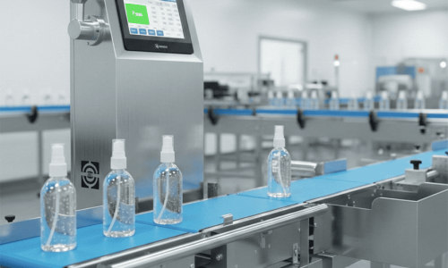 用于喷雾瓶测试的精密动态检重秤 | SameGram