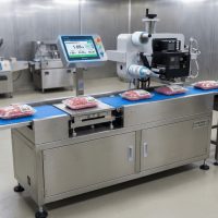 Automatic Weigh Price Labeler for Food Production Lines | SameGram