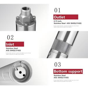 S3HS-3 Inch Solar-Powered Helical Rotor Pump with MPPT Controller - Tailored OEM/ODM Manufacturing