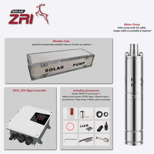 S3SS-3" solar powered Helical Rotor Borehole Pump MPPT Controller