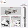 Z3PC-3 inch AC/DC Hybrid Centrifugal Submersible Borehole Solar Pump Plastic Impeller Pump