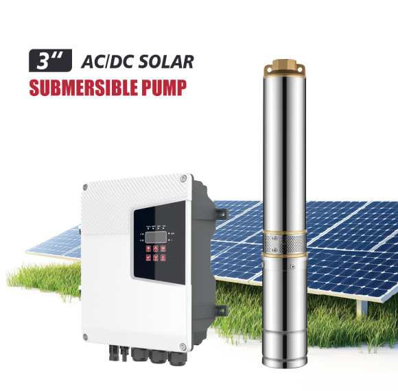 Z3PCB-3 inch AC/DC Hybrid High Quality Centrifugal Submersible Borehole Solar Water Pump