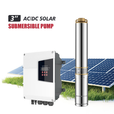 Z3PCB-3 inch AC/DC Hybrid High Quality Centrifugal Submersible Borehole Solar Water Pump