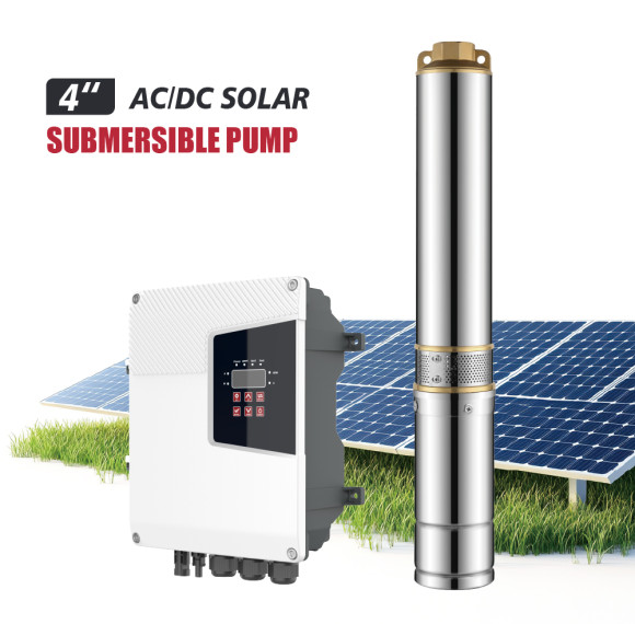 Z4PCB-4 inch AC/DC Hybrid Centrifugal PUMP Submersible Borehole Solar Pump