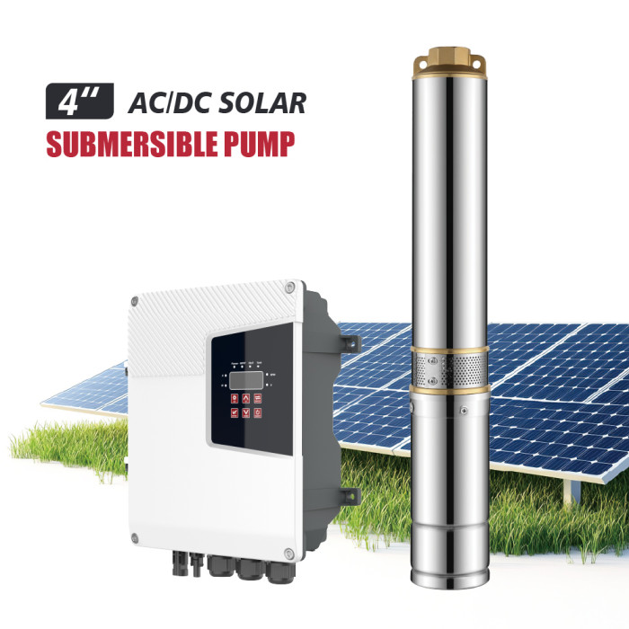 Z4PCB-4 inch AC/DC Hybrid Centrifugal PUMP Submersible Borehole Solar Pump
