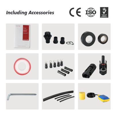 ZSSP-ADHY AC/DC Solar-Powered Swimming Pool Pump for Water Treatment with MPPT Controller