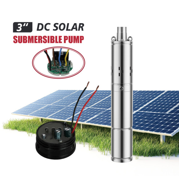I3SS Built-in MPPT Controller 3 inch Solar-Powered Helical Rotor Submersible Borehole Pump Screw Pump