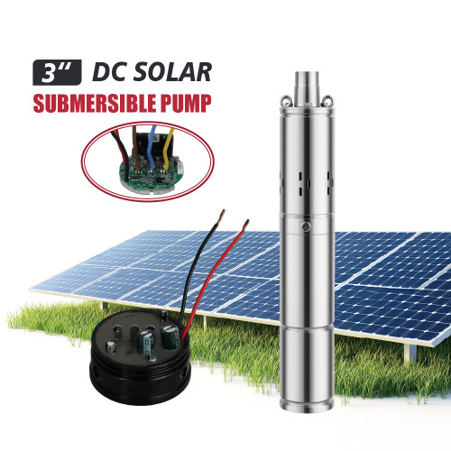 I3SS Built-in MPPT Controller 3 inch Solar-Powered Helical Rotor Submersible Borehole Pump Screw Pump