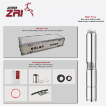 I3PC Built-in MPPT Controller 3 inch Solar-Powered High Standard Centrifugal Submersible Borehole Solar Pump Plastic Impeller Pump