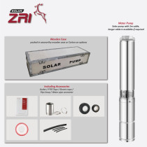 I4PC Built-in MPPT Controller 4 inch Solar-Powered Centrifugal Submersible Borehole Pump Plastic Impeller Pump