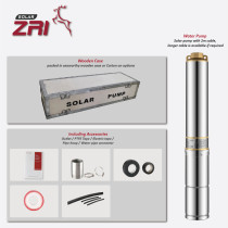 I4PC(b) Built-in MPPT Controller 4 inch Solar-Powered High Quality Centrifugal Submersible  Plastic Impeller Pump