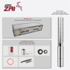 I3SC Built-in MPPT Controller 3 inch Solar-Powered Centrifugal Submersible Borehole Pump Stainless Steel Impeller Pump