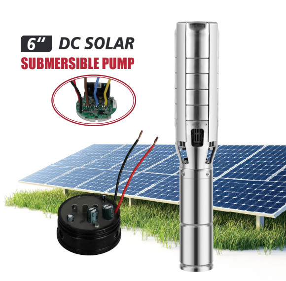 I4/6SC Built-in MPPT Controller 4/6 inch Solar-Powered Centrifugal Submersible Borehole Pump