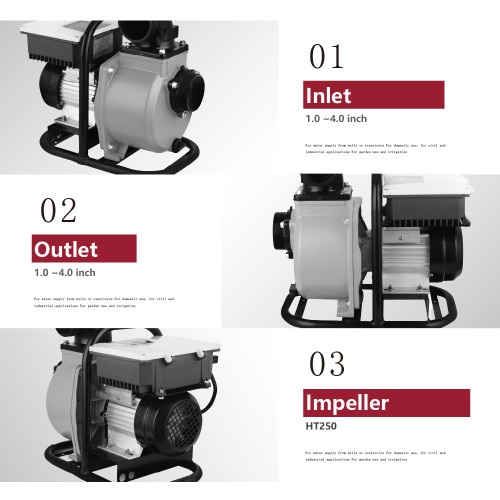 SSNF Solar-Powered Centrifugal Surface Pump Solar Water Pump with MPPT Controller for Drinking Water
