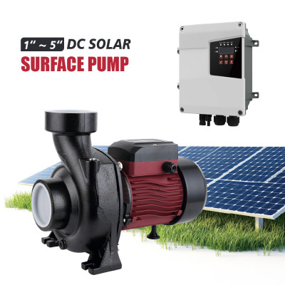 SSHF Solar-Powered Centrigugal Surface Pump Solar Water Pump with MPPT Controller for Agricultural Irrigation