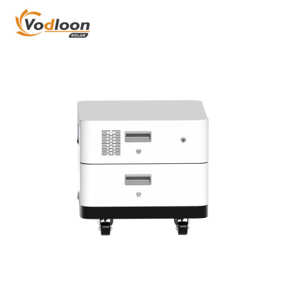 SBM-H 102.4V/50AH High Voltage Stacked Lithium Battery With Hybrid Inverter 5.5KW/10KW