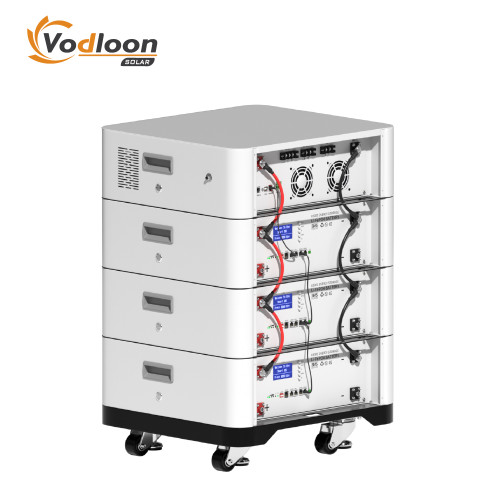 SBM-H 102.4V/150AH High Voltage Stacked Lithium Battery With Hybrid Inverter 5.5KW/10KW
